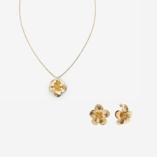 BLUMEN GESCHENKSET Gold