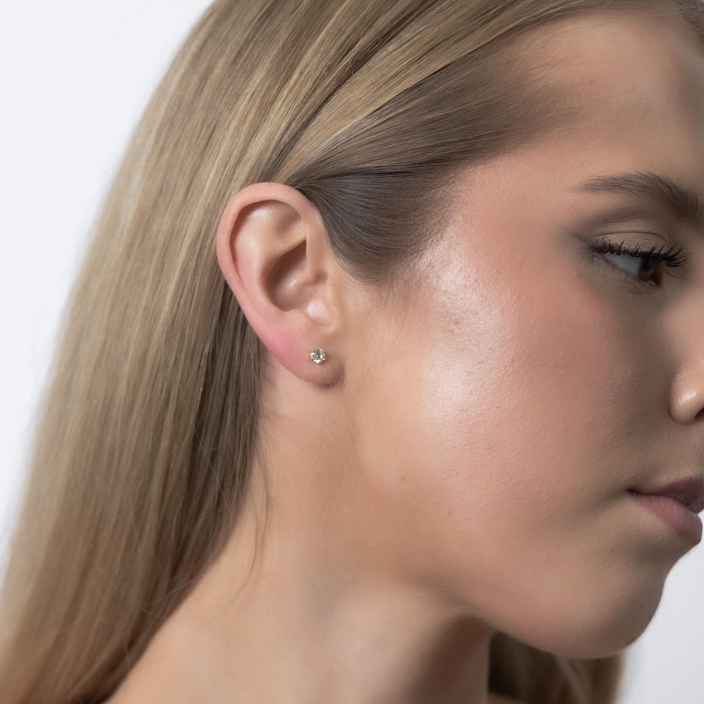 Ohrstecker Silber 4 mm