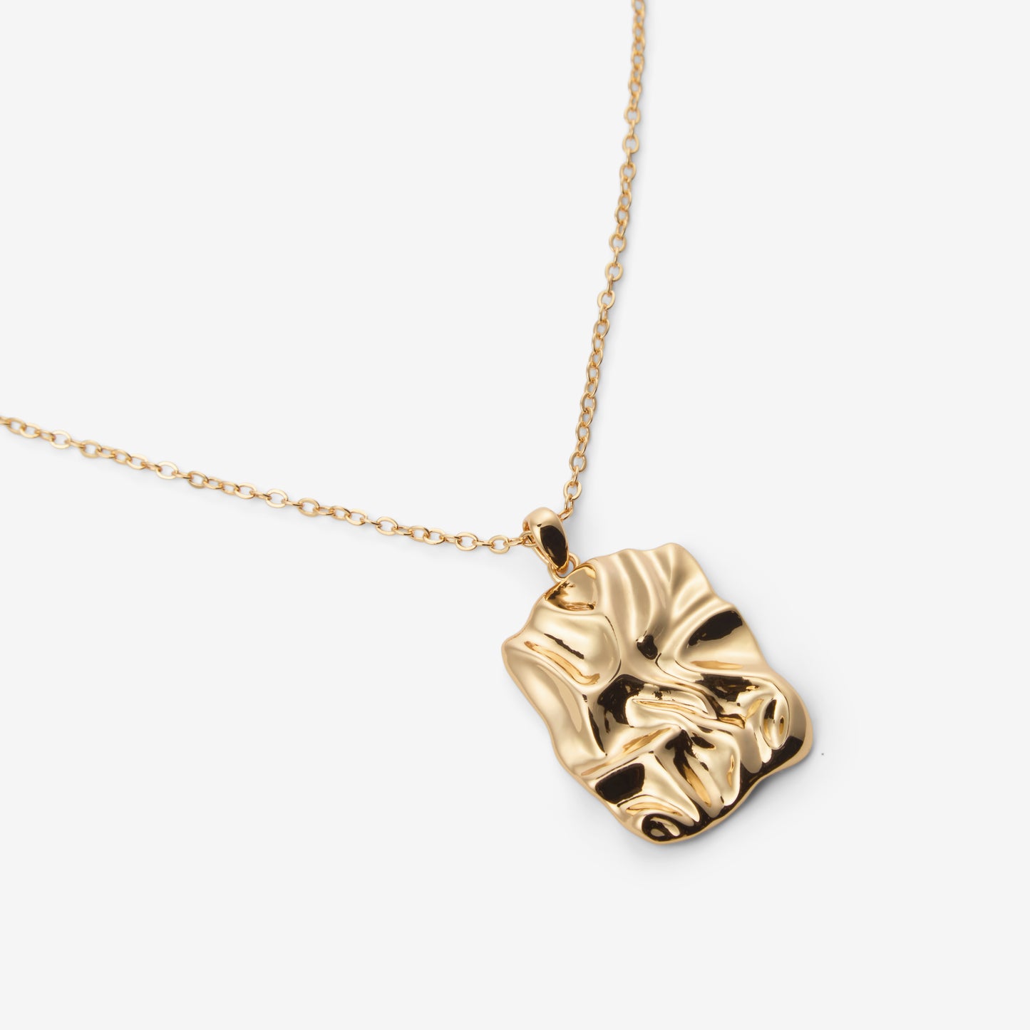 GEWELLTE HALSKETTE Gold