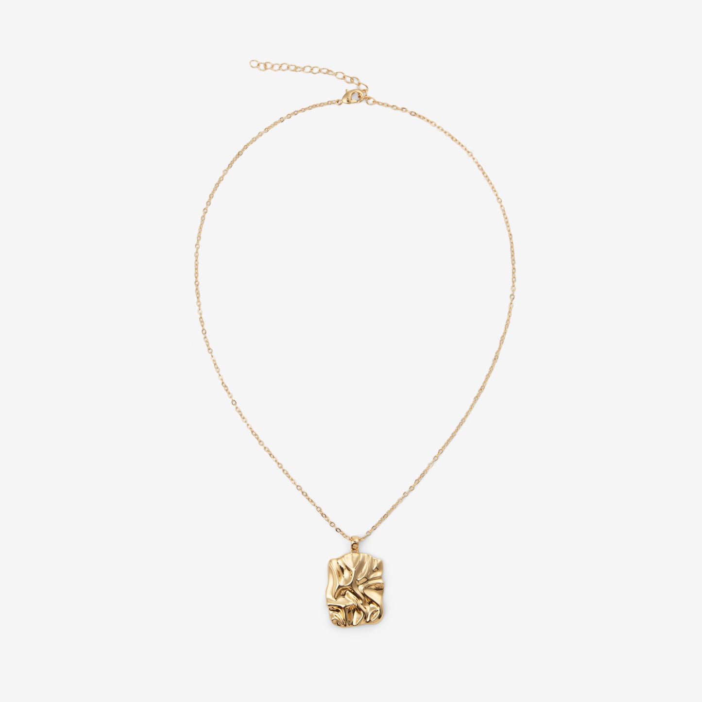 GEWELLTE HALSKETTE Gold