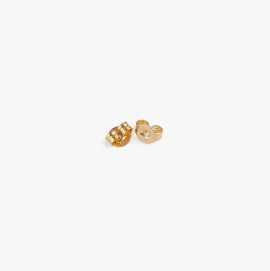 DOUBLE ZIRCONIA HOOPS Gold