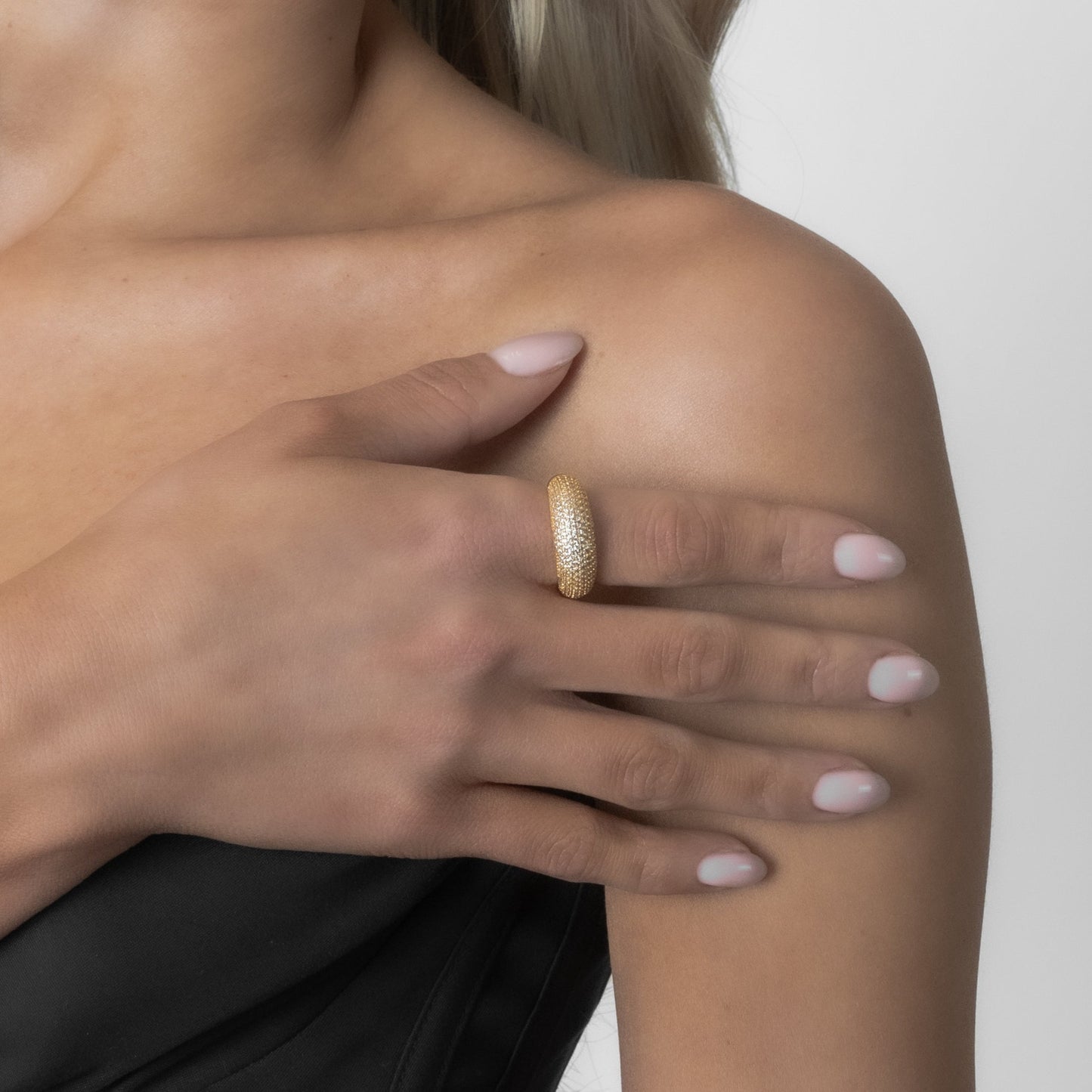 PAVÉ RING Gold