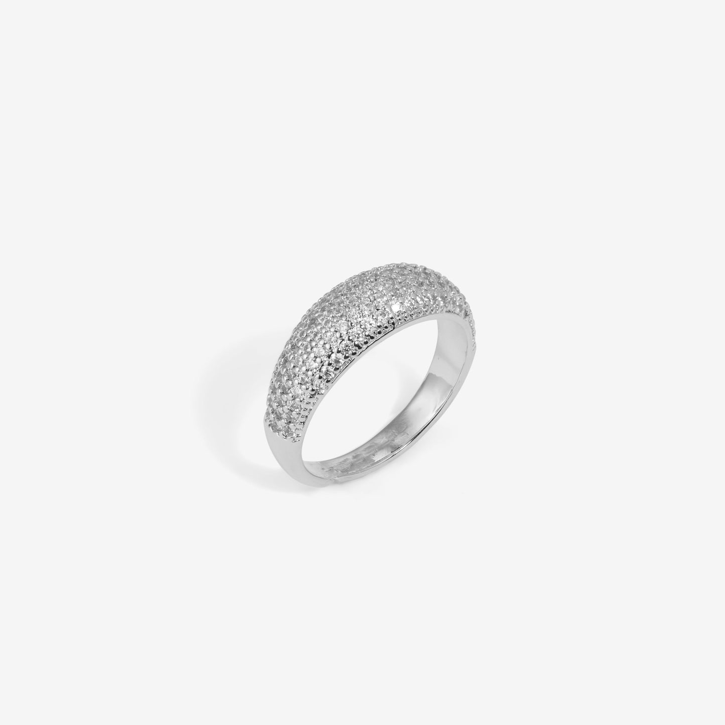 PAVÉ RING Silver