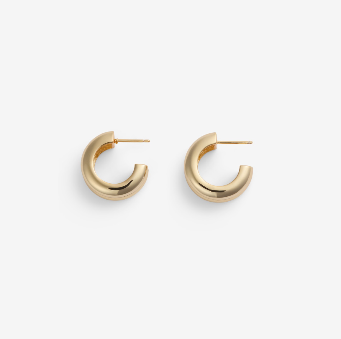 DOUBLE HOOPS EARRINGS Gold