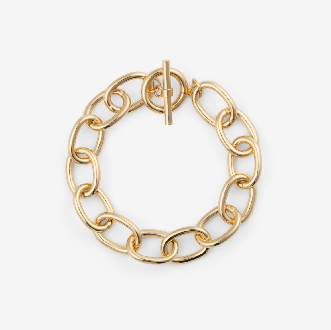 OVAL LINK SET Gold
