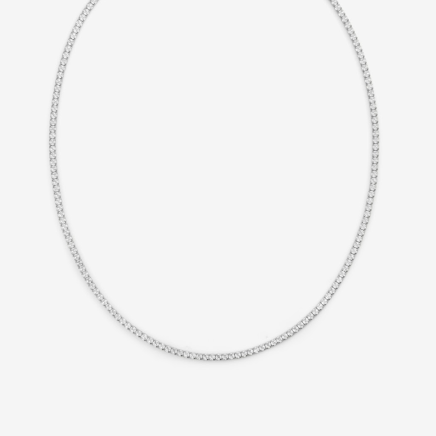 TENNIS NECKLACE Silver