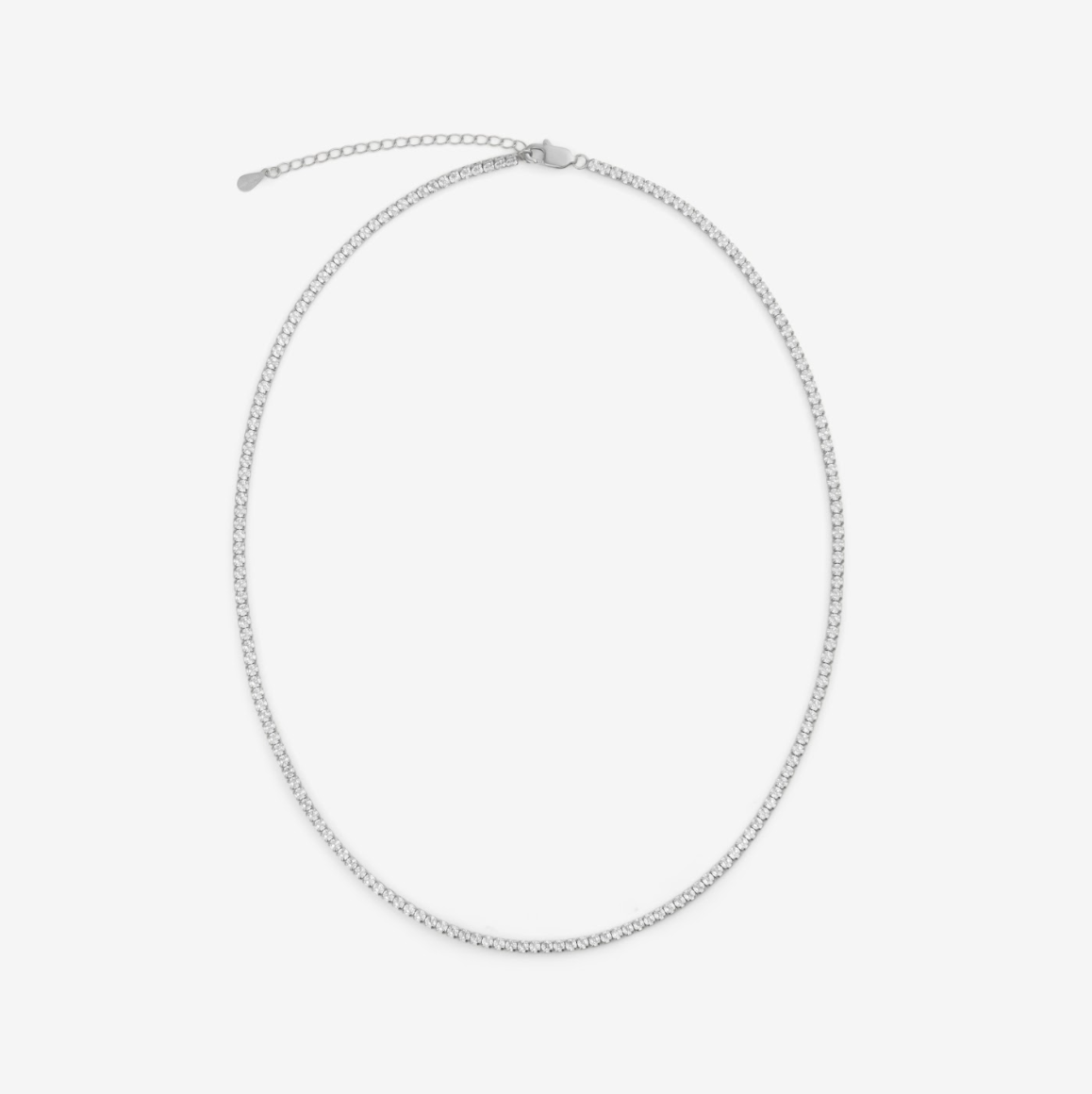 TENNIS NECKLACE Silver