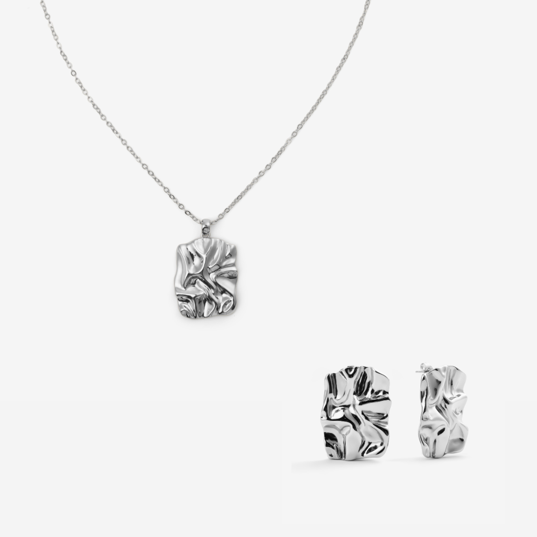 WAVY GESCHENKSET Silber