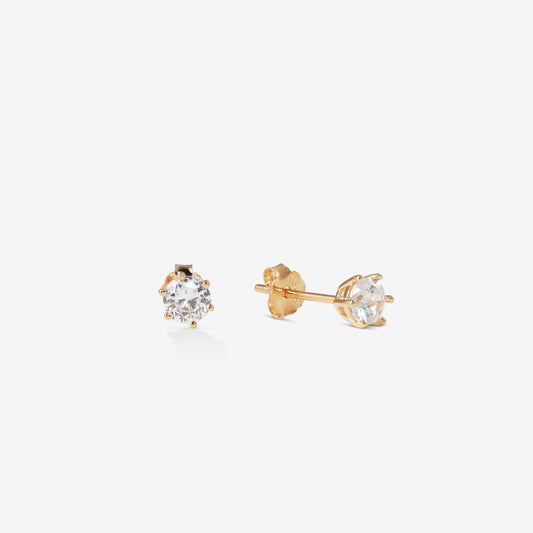 STUD EARRINGS Gold 3 mm