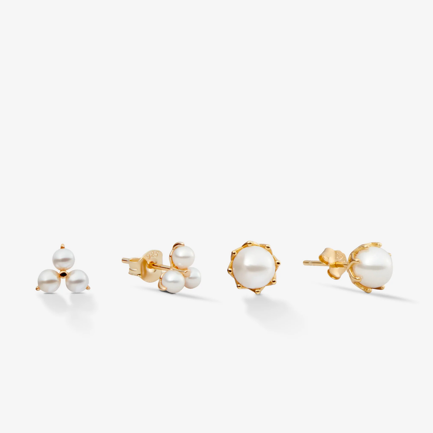 PEARL STUDS EARRING SET