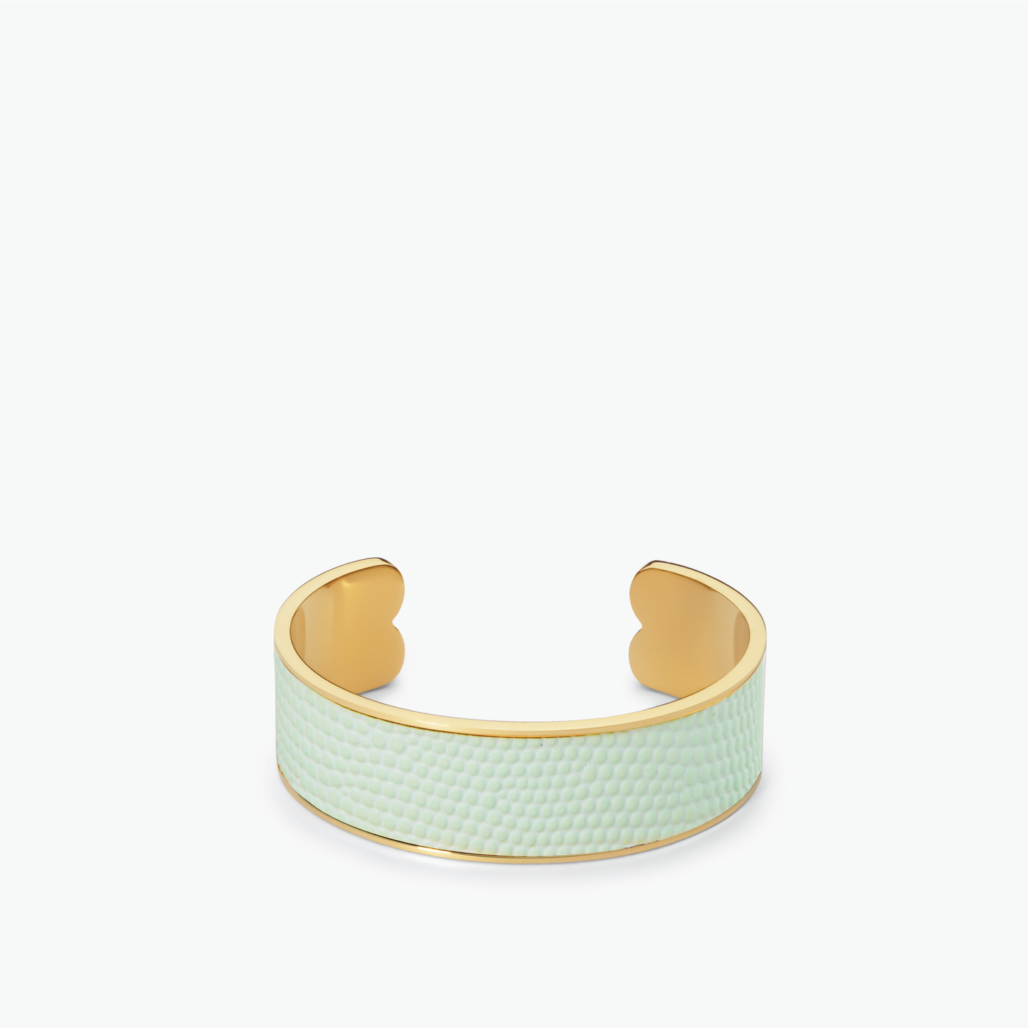 BIG BANGLE ARMBAND Zartes Türkis Gold