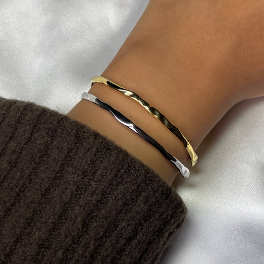 OCEAN CUFF BRACELET Gold