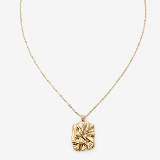 GEWELLTE HALSKETTE Gold