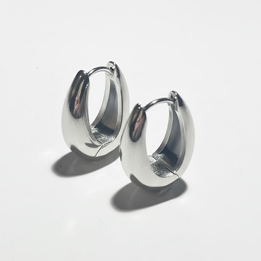 DOME HOOPS Silver