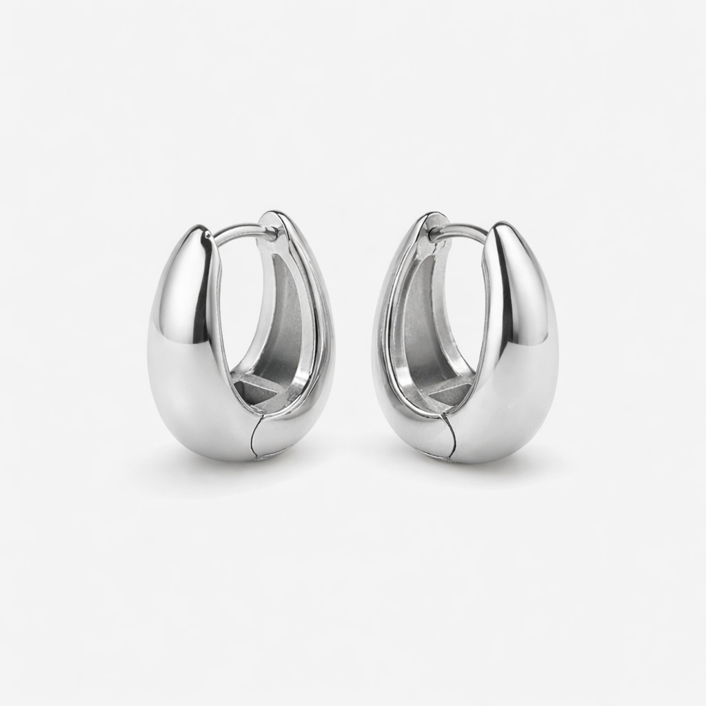 DOME HOOPS Silver