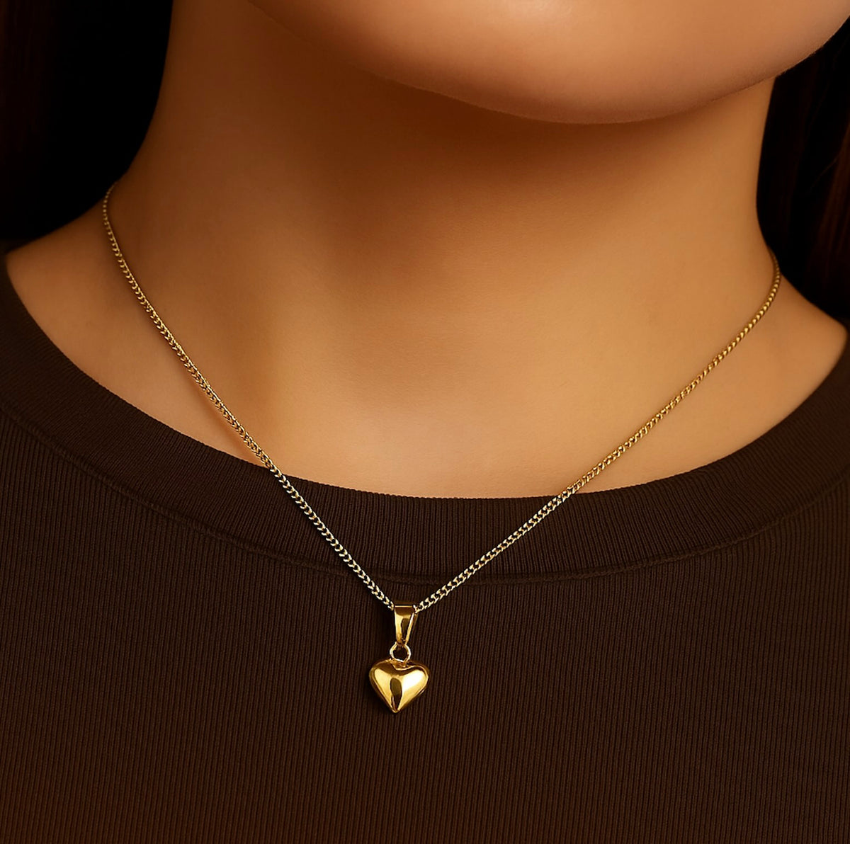 HEART NECKLACE Gold
