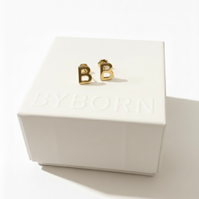 PETITE LETTER STUDS