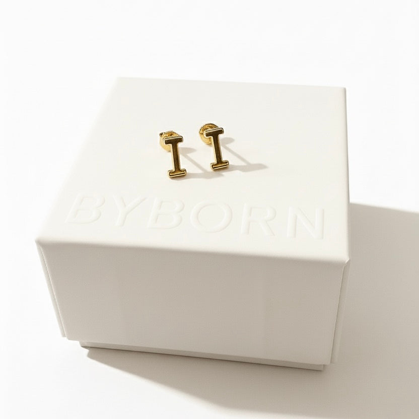 PETITE LETTER STUDS