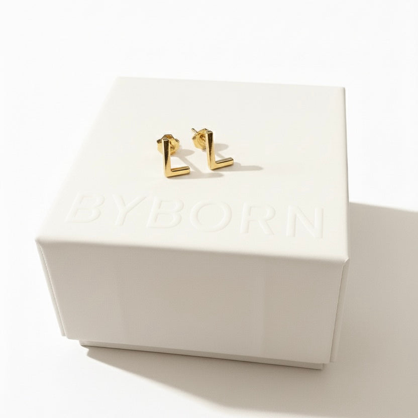 PETITE LETTER STUDS
