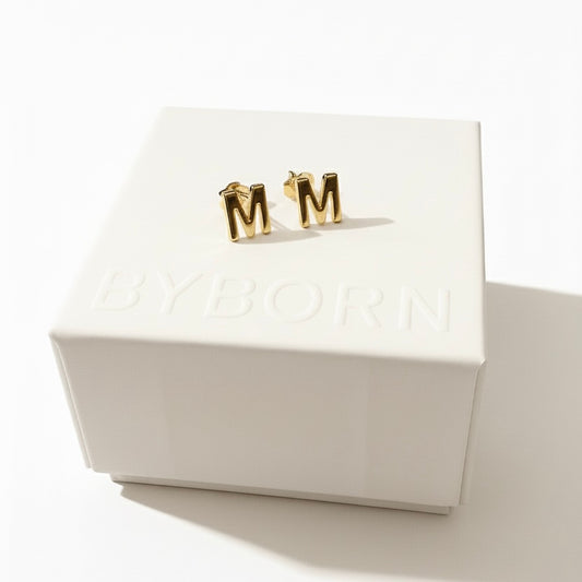 PETITE LETTER STUDS