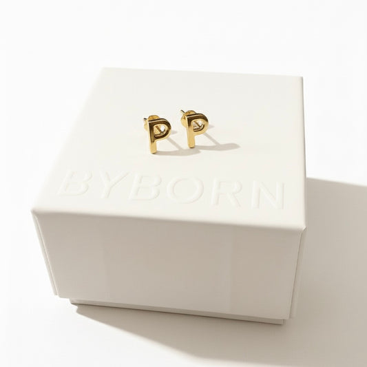 PETITE LETTER STUDS