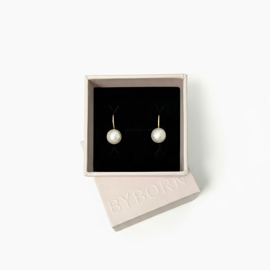 PEARL HOOK EARRINGS Gold