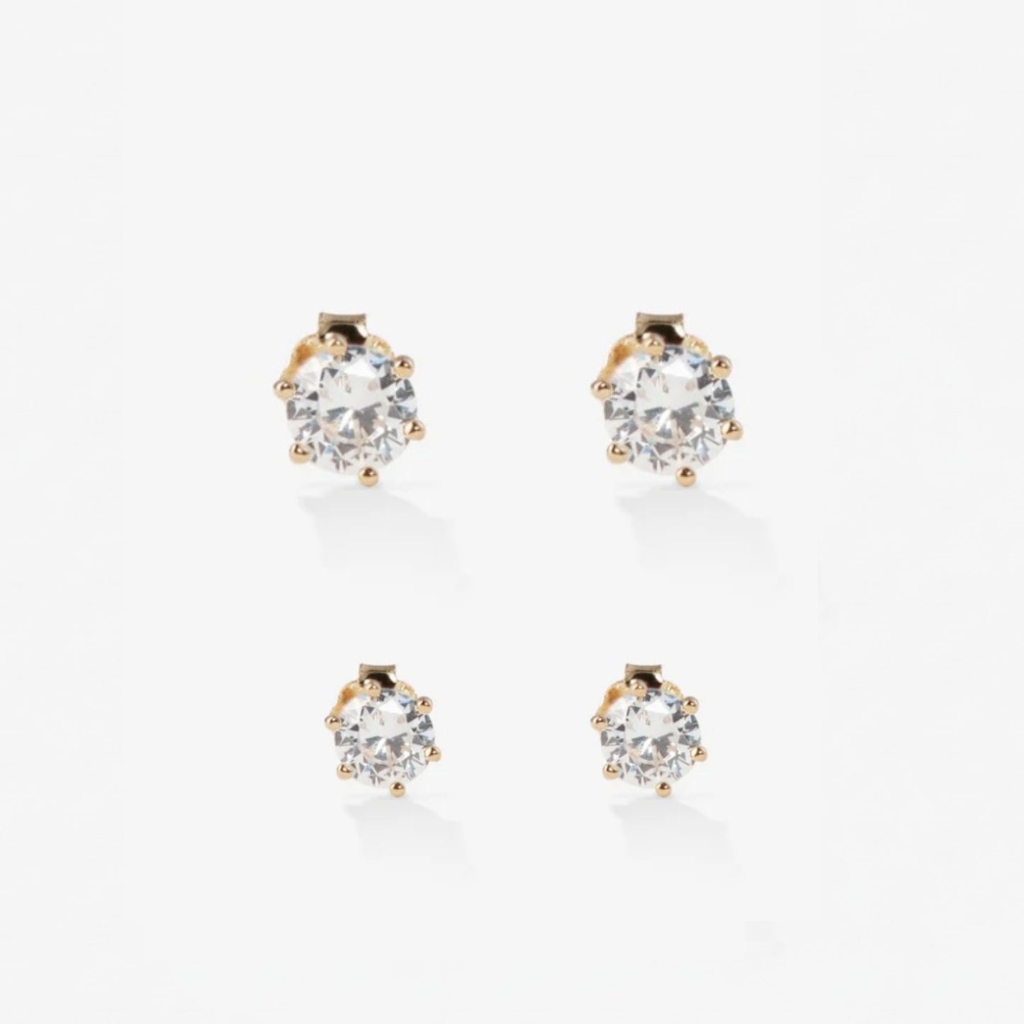 STUD EARRINGS SET Gold