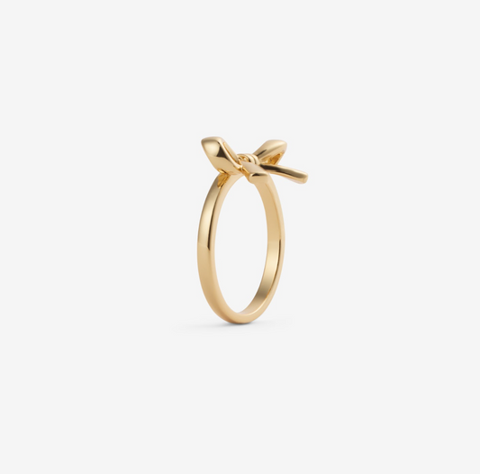 RING MIT SCHLEIFE Gold