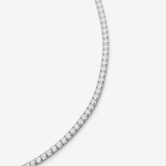 TENNIS NECKLACE Silver