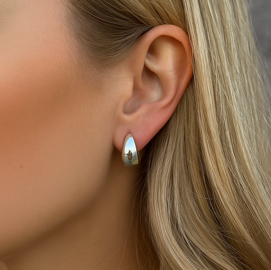 MINI DROP EARRINGS Silver