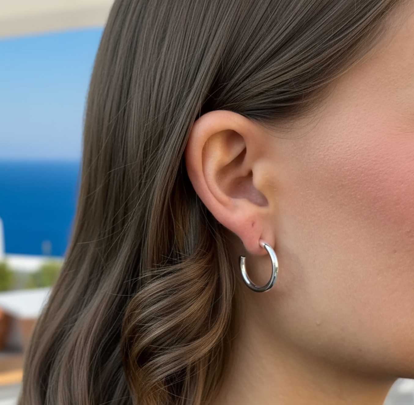 SMALL HOOPS EARRINGS Silver