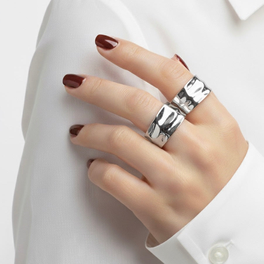 STATEMENT RING Silber