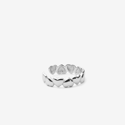HEARTS RING Silver