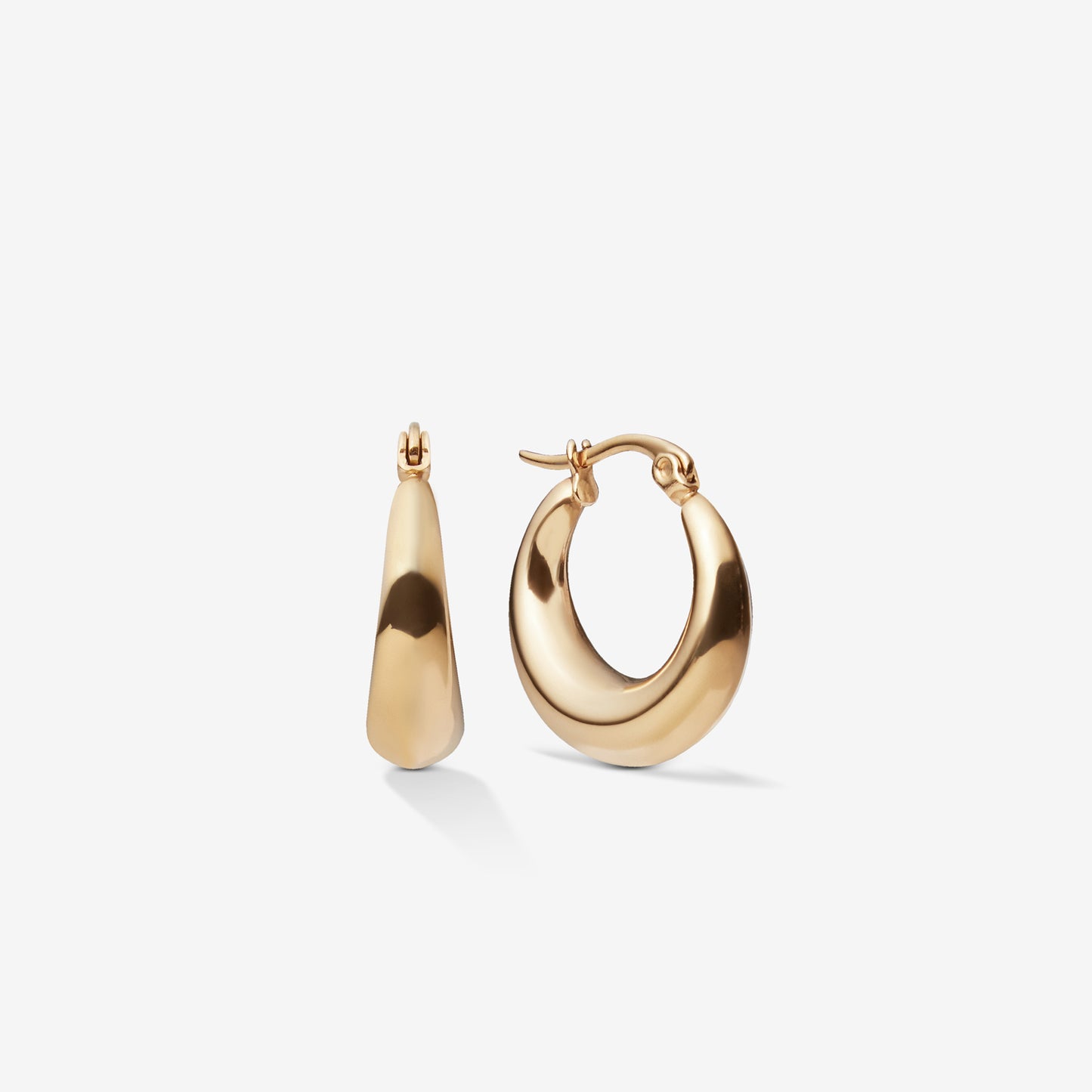 SLEEK HOOPS EARRINGS Gold