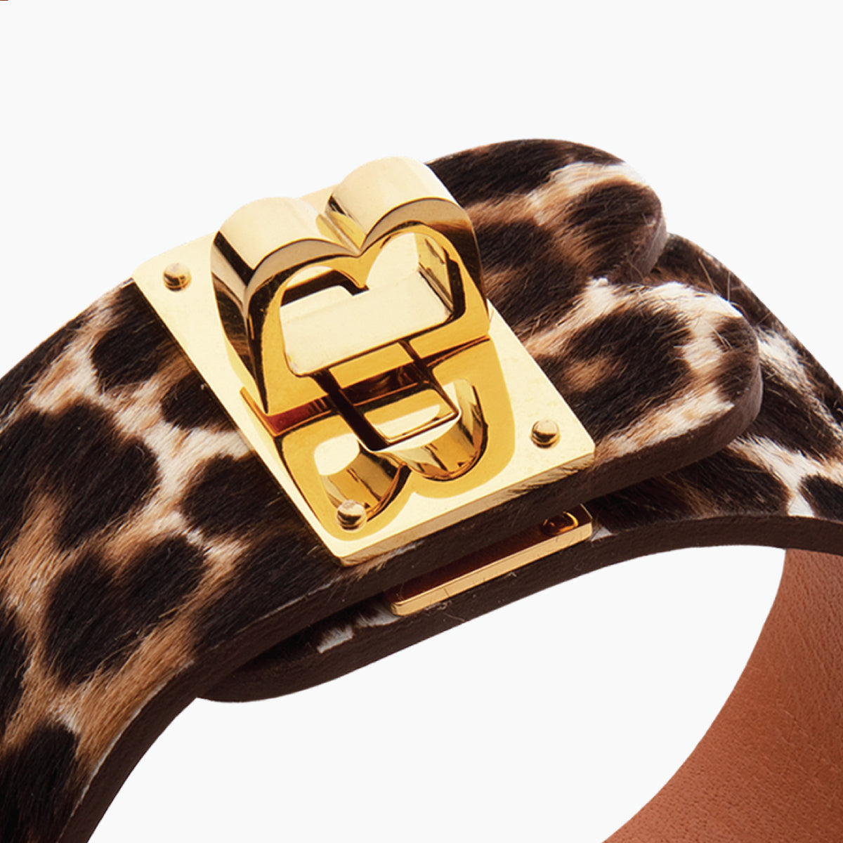 FARRIER BRACELET Leopard Italian Exklusive leather Handmade – BYBORN